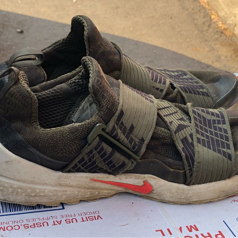 olive green slip on sneakers